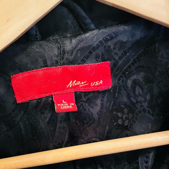 Real Leather Vintage Women's Jacket - Distressed Large - Picture 2 of 8